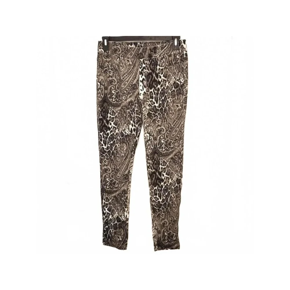 Legging Leopard Paisley Print Casual